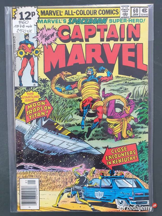 Captain Marvel 2 komiksy Marvel USA lata 70te Gdynia