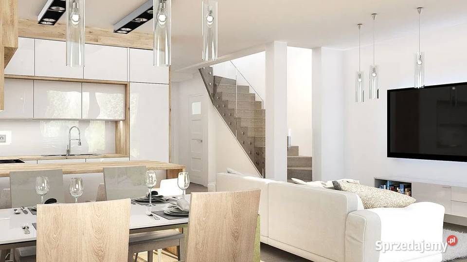 Energooszczędny Nowy Dom Garaż Taras Ogród Duża Czarnków