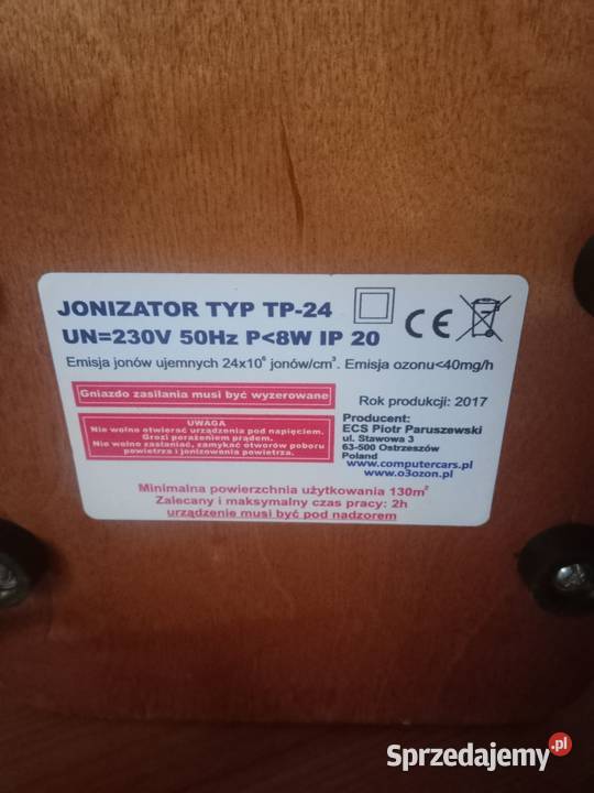 Sprzedam jonizator Bytom sprzedam