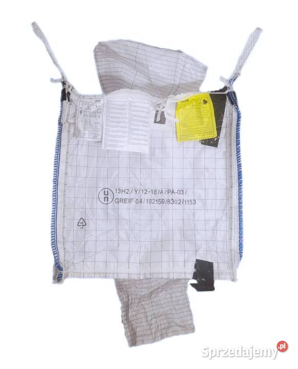 Worek kontenerowy bigbag 76x76x76 góra dół lej małopolskie Kraków