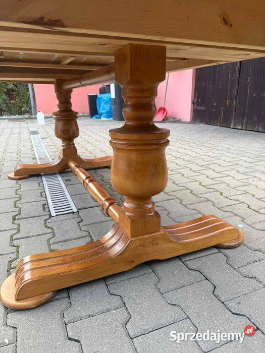 Stół Drewniany 270320 z 12 Krzeslami Stan Raciborowice Dolne