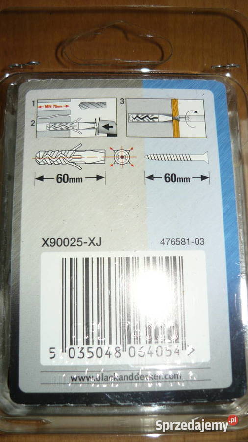 Kołki rozporowe fi 12 6x60 mm fi 8 60 mm z Sokółka