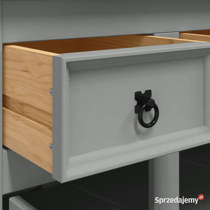 Szafka Corona szara 112x43x78 drewno sosny Warszawa