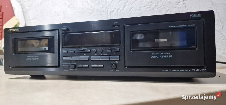 Onkyo TA RW 255 TARW255 magnetofon casette deck Magnetofony Międzychód