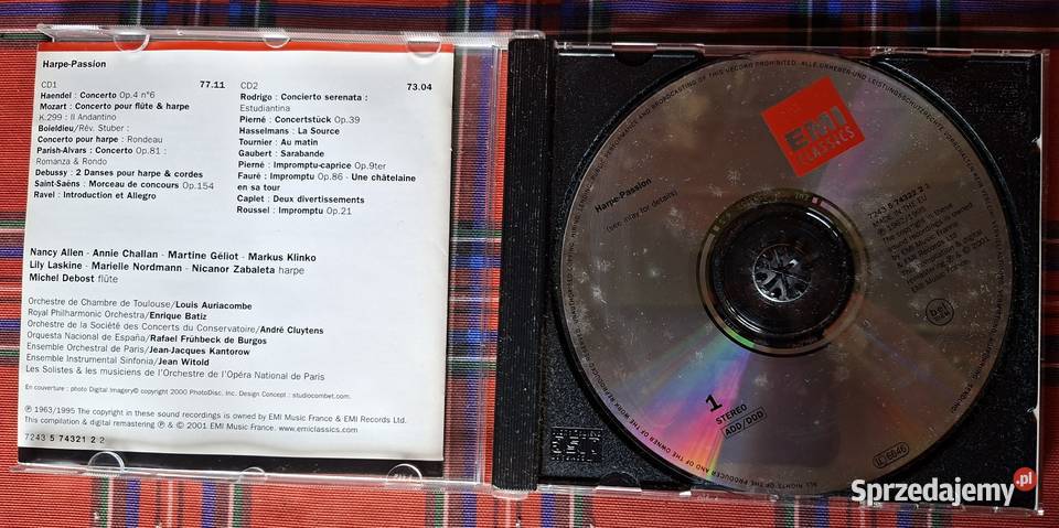 Harpe passion EMI Classics 2 CD Kraków