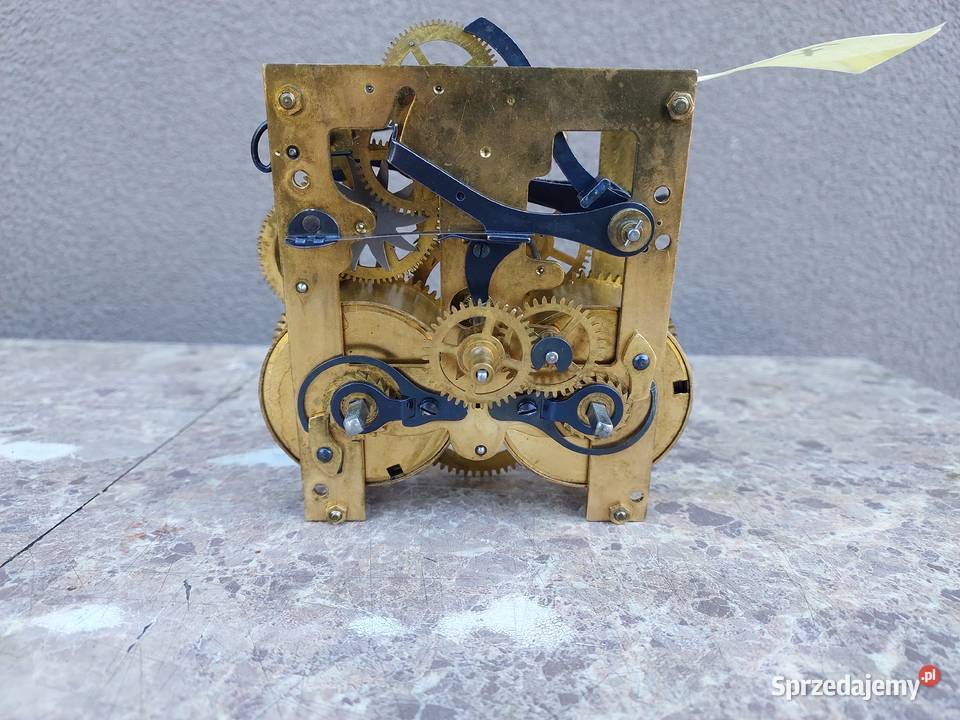 754 Mechanizm starego zegara ściennego Junghans Tczew