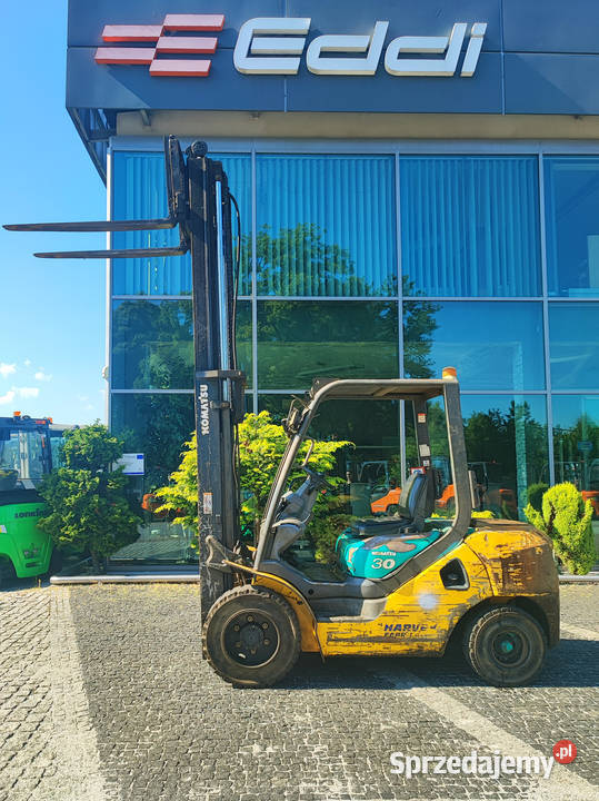 Wózek widłowy Komatsu FD30T16R 3 tony duplex 33 Kęty