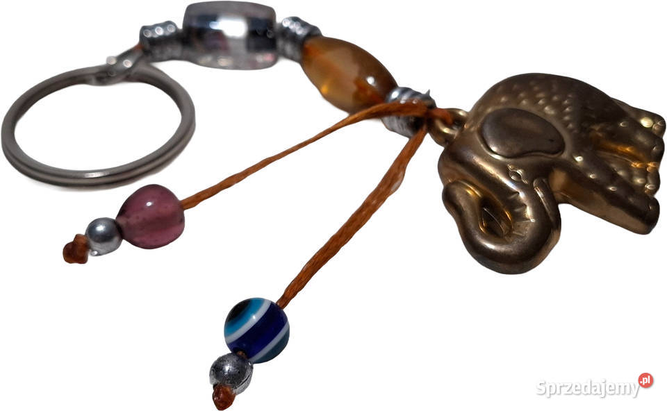 Breloczek handmade słoń 4 125 Brelok Czeladź