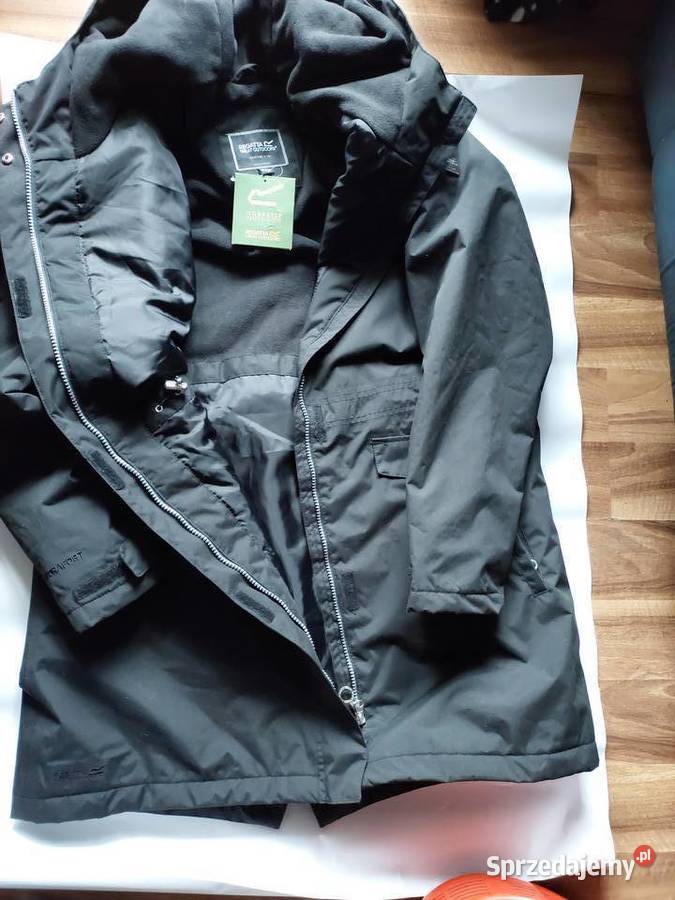 Płaszcz Nowy czarny Regatta Great Qutodors UK 18 Wrocław sprzedam