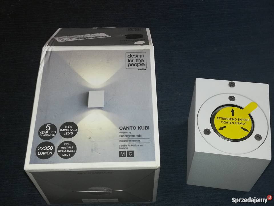 Zewnętrzna lampa naścienna Nordlux Canto Kubi Wrocław