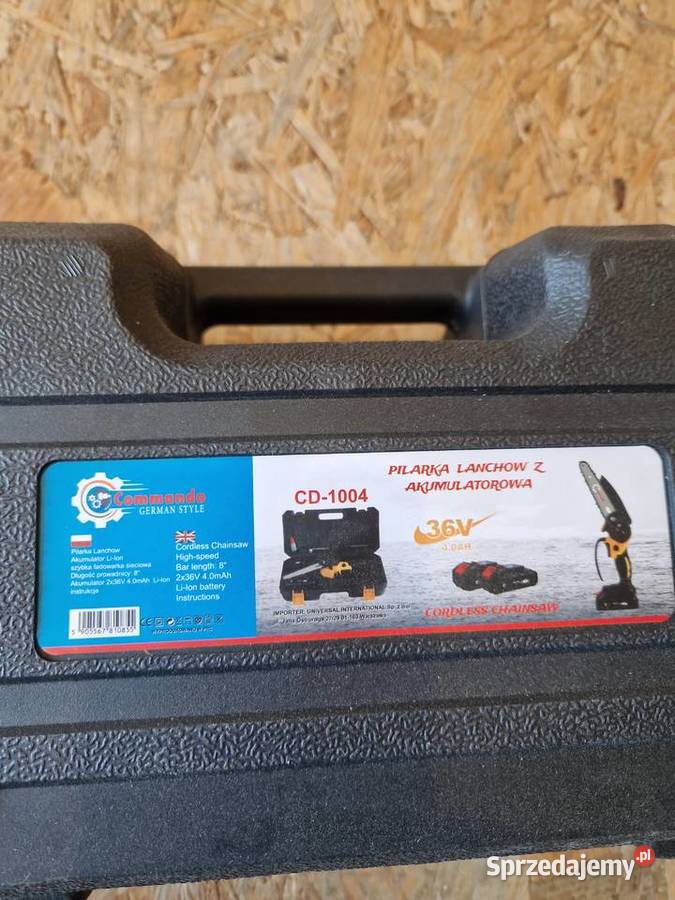 PIŁA ŁAŃCUCHOWA PILARKA AKUMULATOROWA 36V 2 X Głogowa