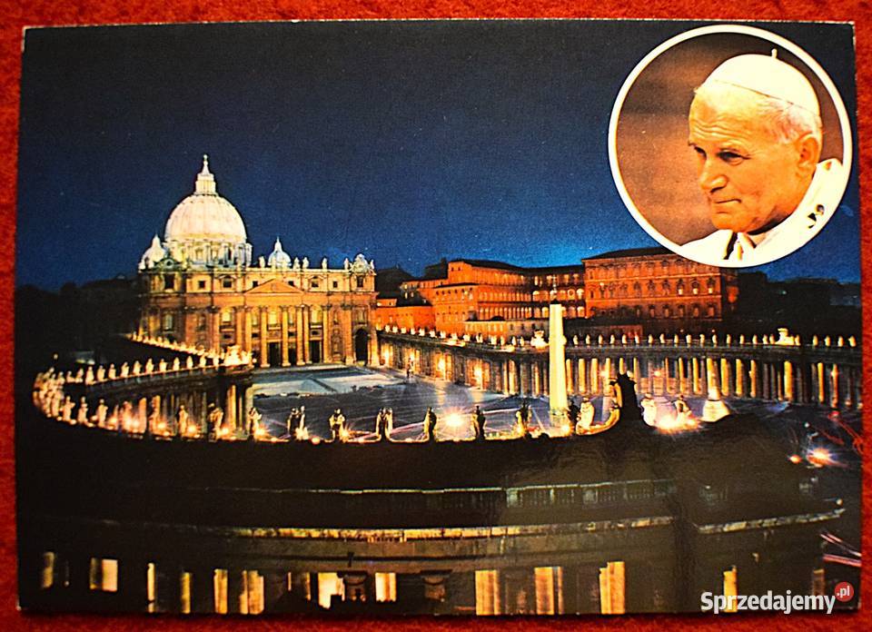 Watykan Bazylika San Pietro Papież pocztówki z Chełmno
