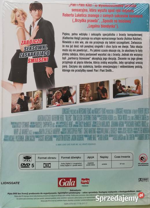 Pan i pani kiler DVD Ashton Kutcher Katherine Filmy Łódź