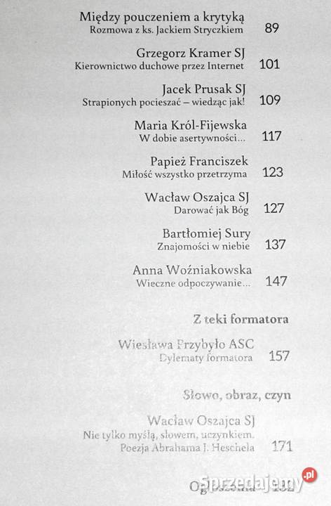 Życie Duchowe Jesień Miłosierdzie aż do bólu Rok wydania 2016