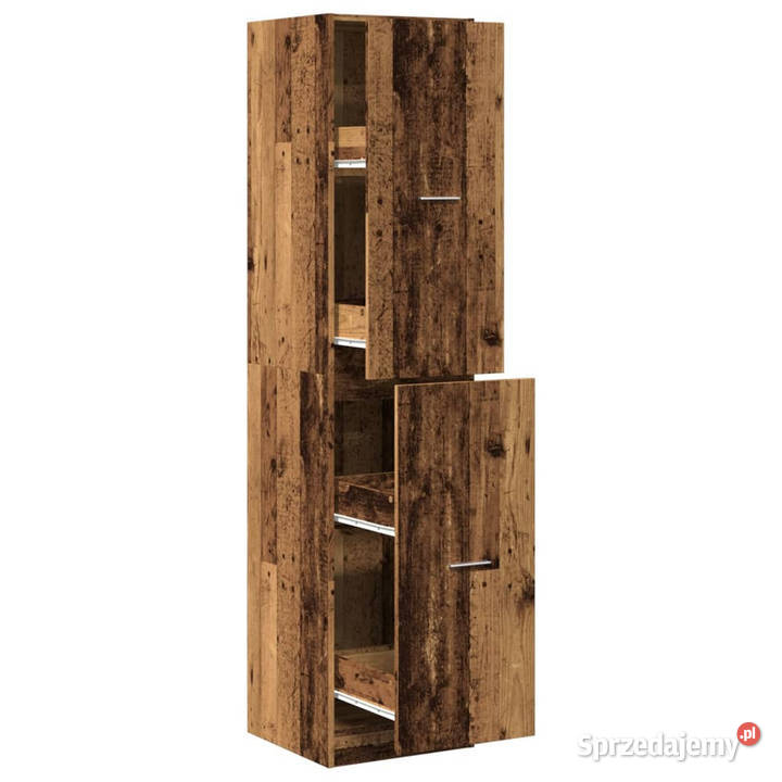 Szafka apteczna stare drewno 40x41x1745 Pozostałe Warszawa