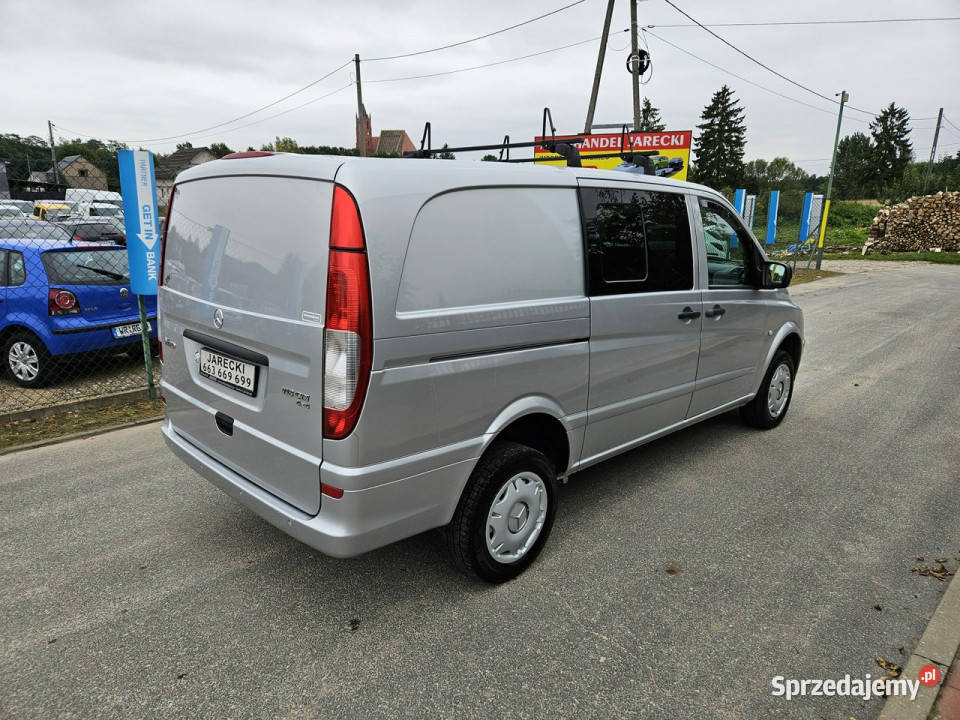 Mercedes Vito Opłacony Zadbany Bogato Wyposażony srebrny Mercedes-Benz Kisielice