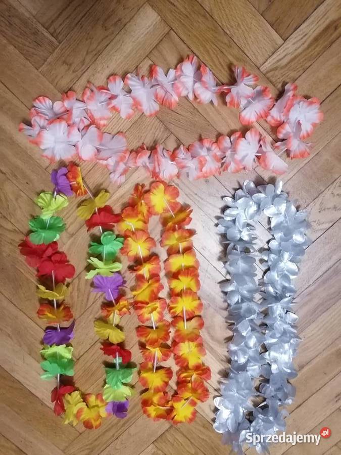 Hawajskie kwiaty girlandy Gdańsk sprzedam