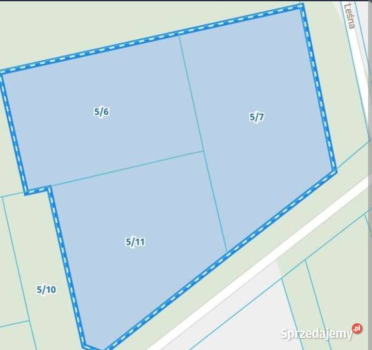 Działka pod usługi firmę 3196 m UR media asfalt Prądocin