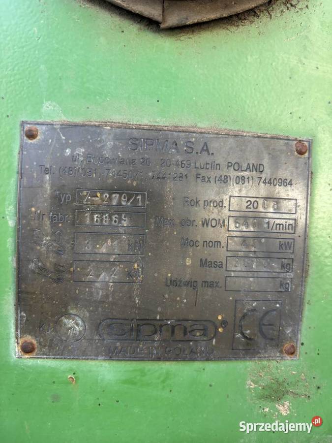 Prasa Sipma z2791 Sipma Goniądz sprzedam
