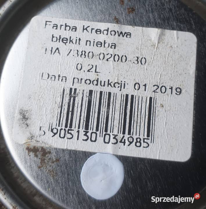 Zestaw Farba kredowa 8 puszek 200ml lśniący Grójec