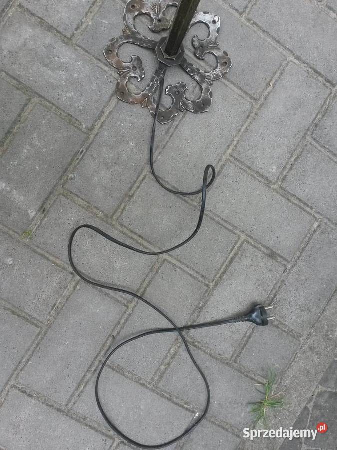 STARA LAMPA Z PRZYKRECANA PODSTAWA wielkopolskie Poznań