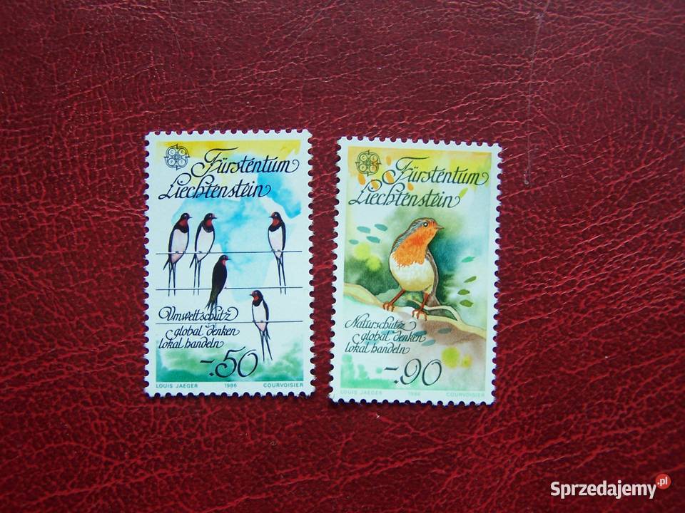 Lichtenstein 1986 MNH Mi 8934 Fauna Ptaki Tychy sprzedam