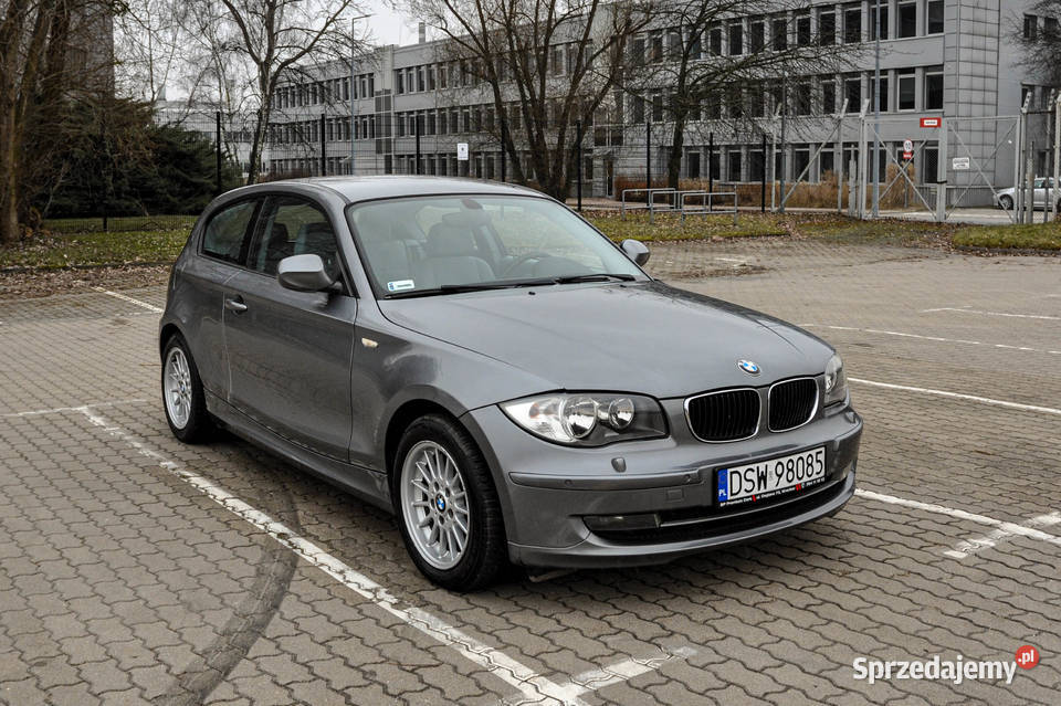 BMW Seria 1 Lift 2009 r Bezwypadkowy Wrocław