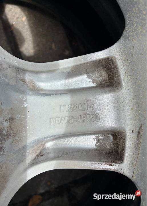 Felgi aluminiowe 15 Nissan Almera 4x1143 Średnica 15" sprzedam
