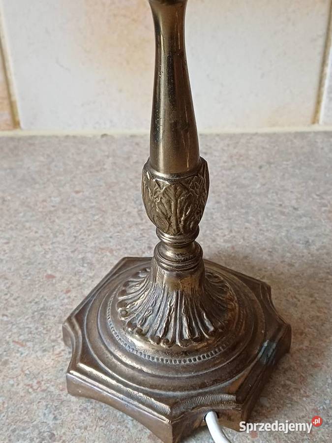 vintage lampka witrażowa Nowy Targ