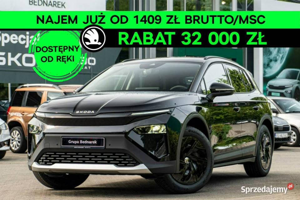 koda ELROQ 60 63kWh 204 Dostępny ręki 0cm3 Škoda łódzkie