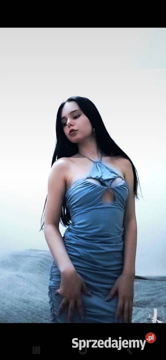 Sprzedam sukienkę marki oh polly niebieski Spódnice i sukienki Moda i Styl Sokołowo Włościańskie