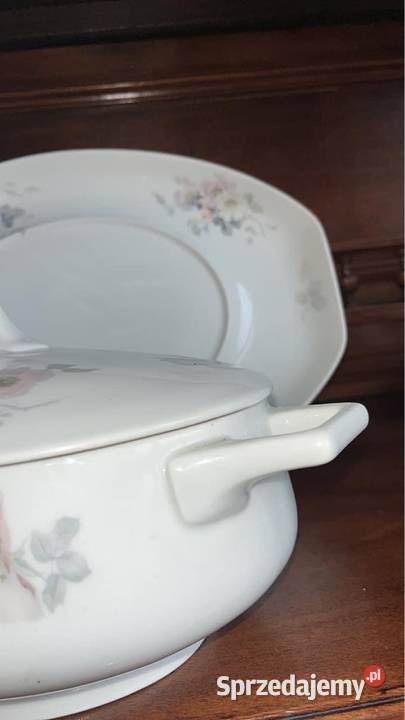 Waza Rosenthal z tacą Syg Thomas Bavaria Lata pomorskie