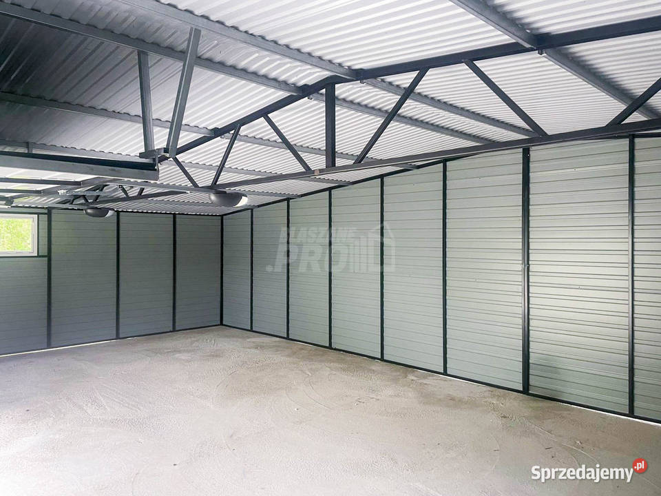 Garaż Blaszany 10x6m wiata 4x6m 2x Brama Uchylna blacha Opole sprzedam