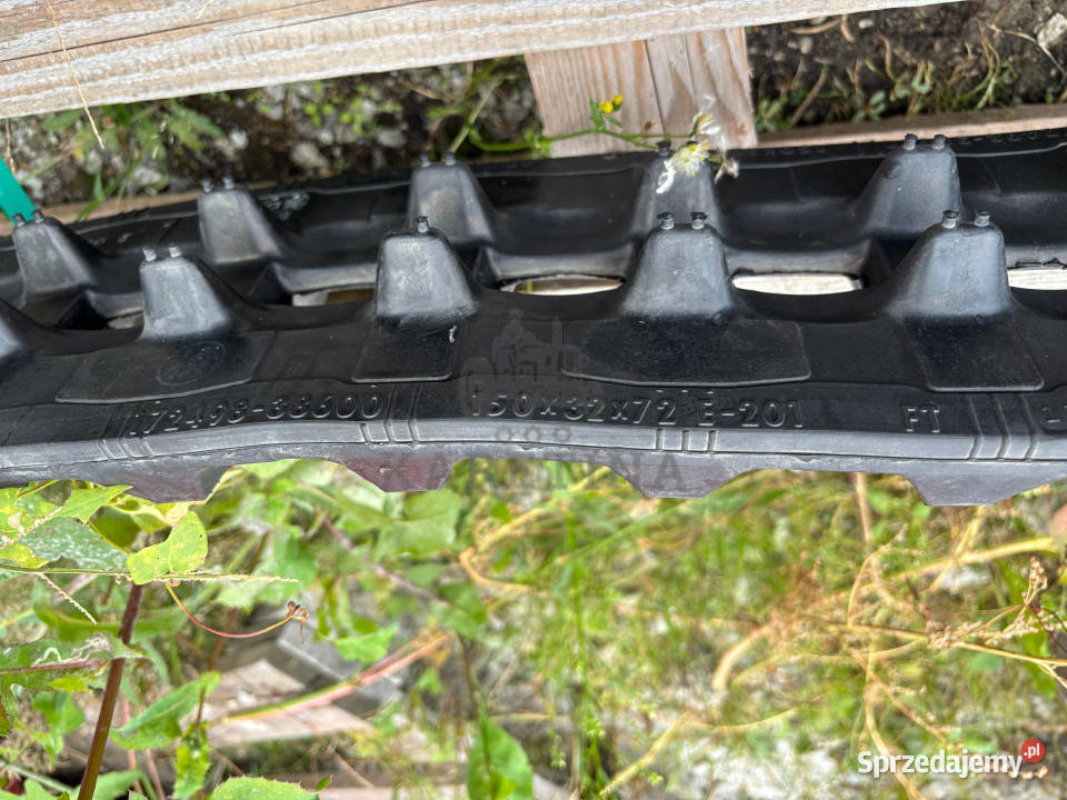 Yanmar SV05 SV05A SV05B Gąsienica Gumowa wielkopolskie Jastrzębniki sprzedam