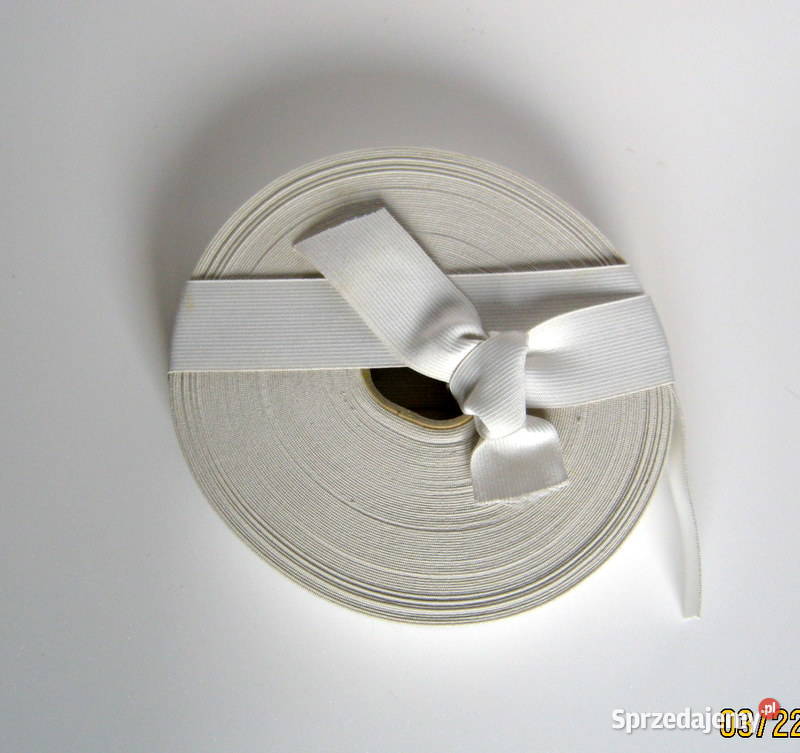 Guma dziana krawiecka biała 40 mm minimum 30 mb Kraków