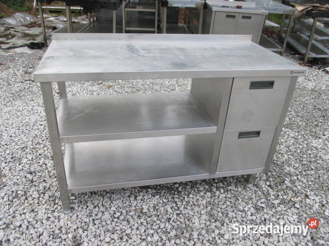 Stół Gastronomiczny Z 2 Półkami i Szufladami Ostrów Wielkopolski