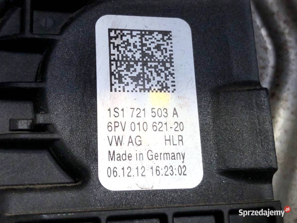 PEDAŁY MANUAL SKODA CITIGO 1119 1S1721058B 10 60