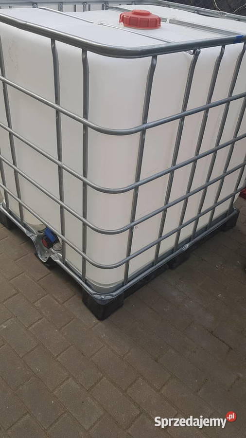 MAUZER ZBIORNIK 1000L NA PLASTIKOWEJ PALECIE