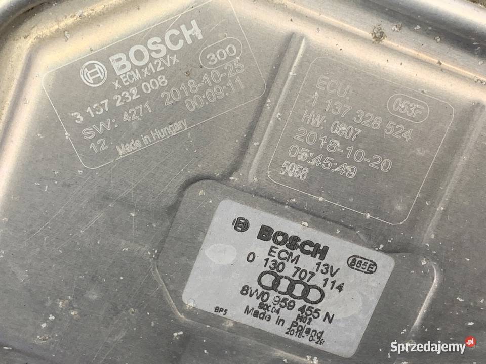 WENTYLATOR CHŁODNICY AUDI Q8 30 286 8W0959455N sprzedam