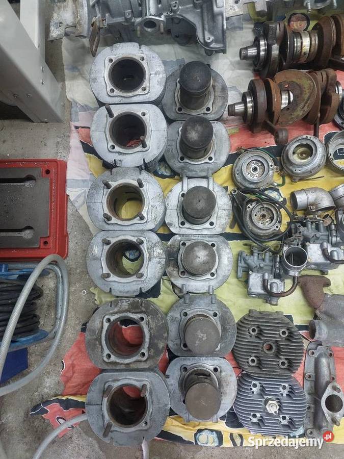 Trabant cylinder głowica kartery wał gaźnik Kostrzyn nad Odrą