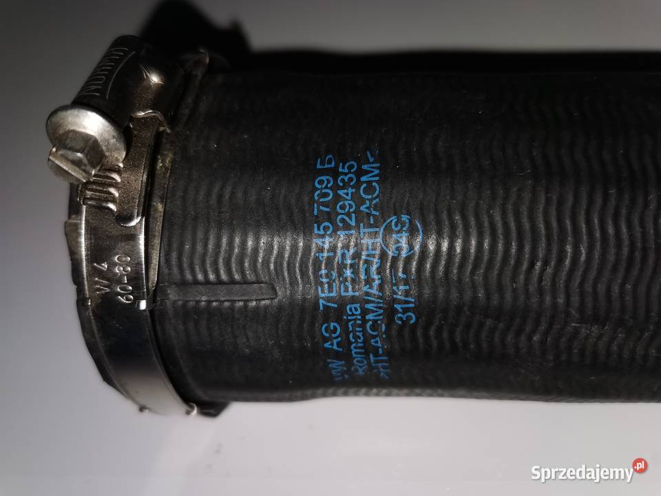 PRZEWÓD TURBO INTERCOOLERA VW T5 20 7E0145709 Silniki i osprzęt Luzino sprzedam