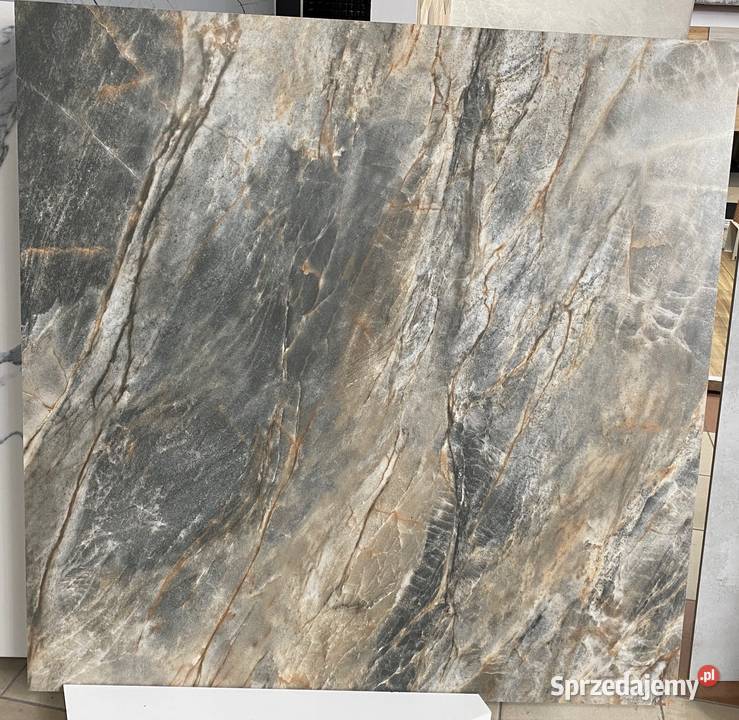 Gres wielkoformatowy 120x120 MARMUR ZŁOTO AMBER Łask
