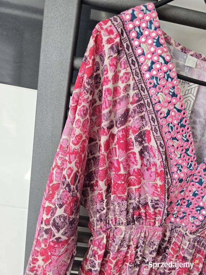 Sukienka maxi boho ala nietoperz śląskie Rybnik
