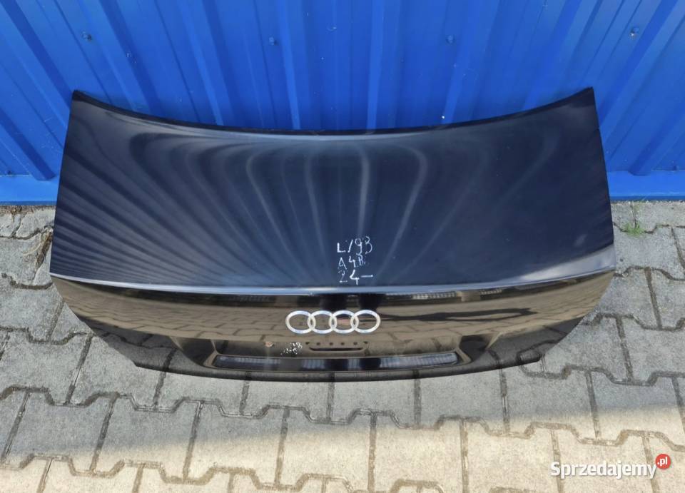 KLAPA BAGAŻNIKA TYŁ AUDI A4 B6 SEDAN LY9B CZARNA Działoszyce sprzedam