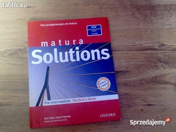 Książka do języka angielskiego. MATURA SOLUTIONS OXFORD - Sprzedajemy.pl