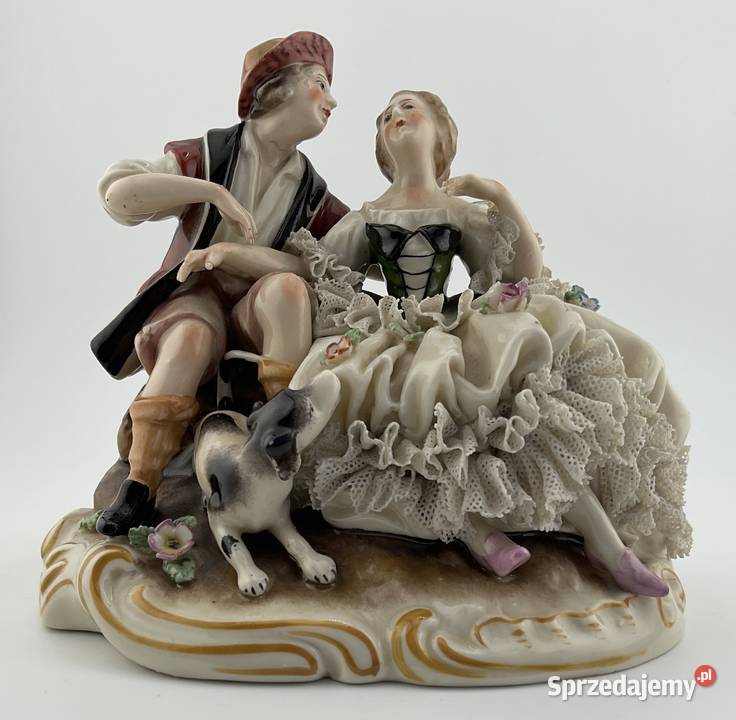 Antyczna porcelana koronkowa UNTERWEISSBACH Kraków