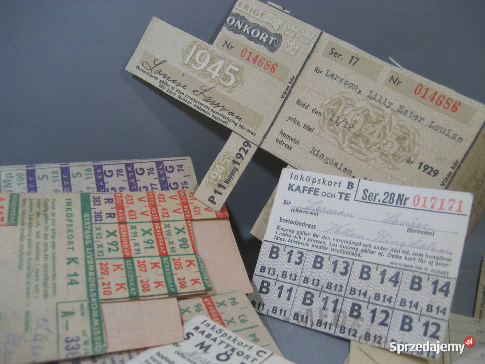 Szwedzkie Kartki na Zywnosc Warszawa