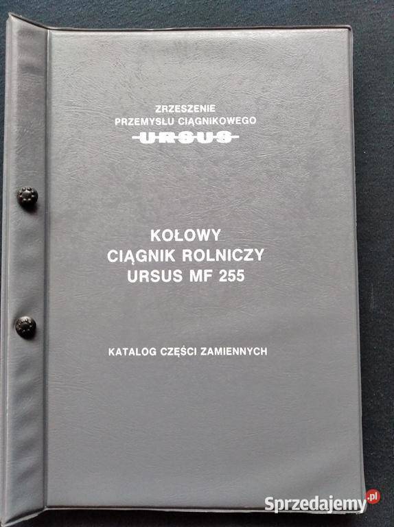 Katalog części MF 255 oryginalny 1990 NOWY Lublin
