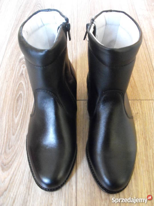 Buty SPWS EU36 23 trzewiki zimowe Skóra Nowe czarny Białystok