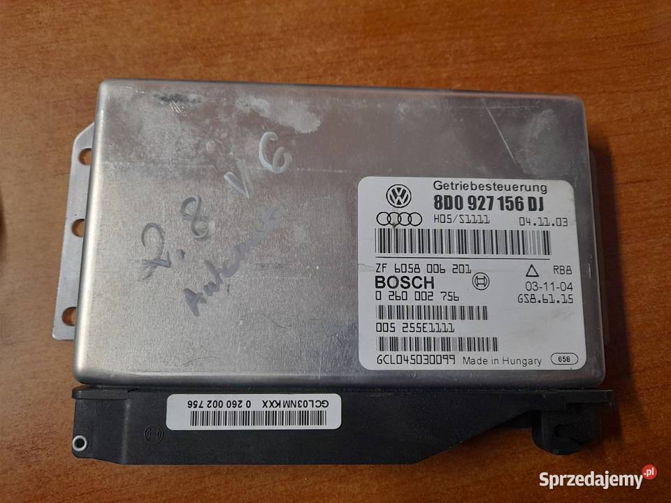 Sterownik skrzyni biegów 8D0 927 156 DJ
